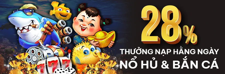 banner khuyến mãi nổ hũ bj88
